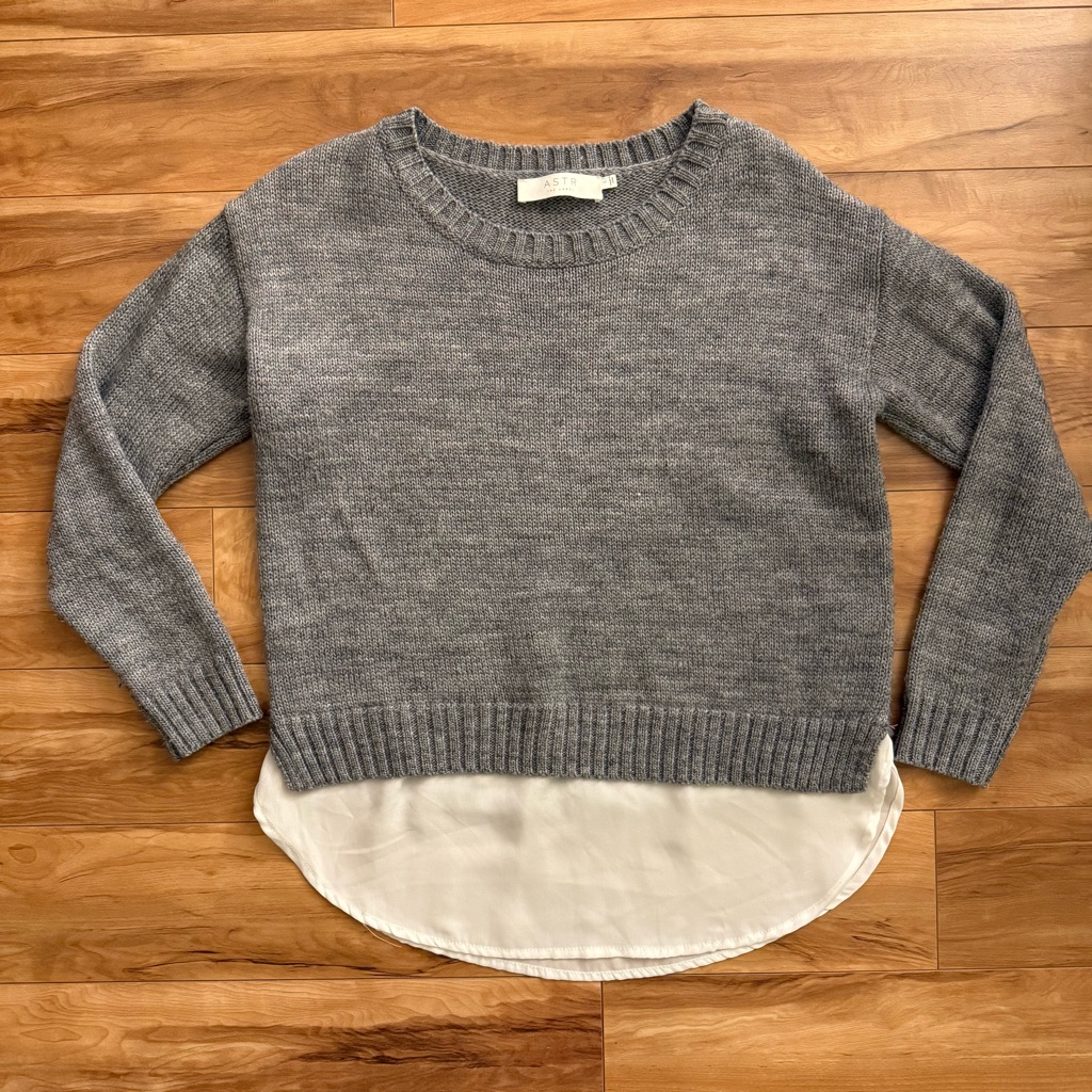 Gray Sweater By Astr The Label